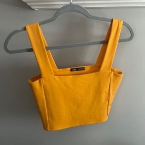 Zara mango color tank